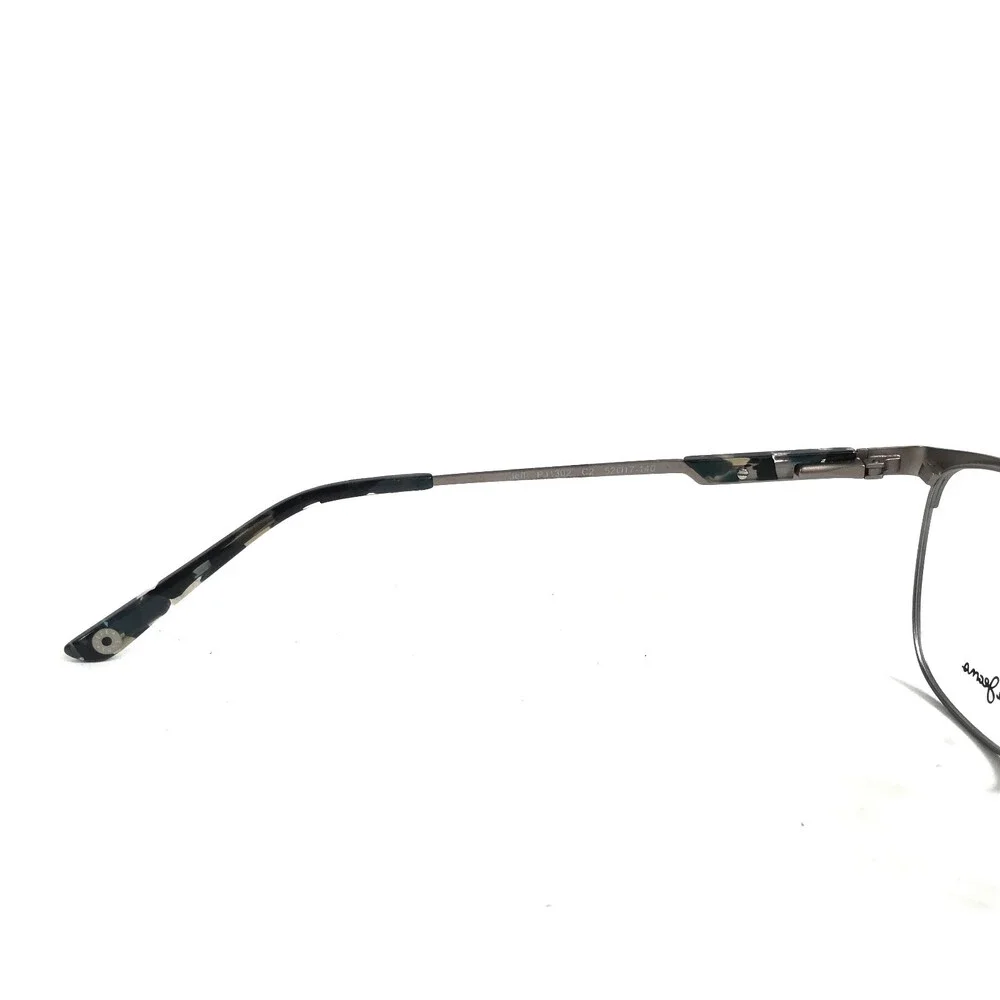 Pepe Jeans Eyeglasses Frames Jeff PJ1302 C2 Gunmetal Square Full Rim 52-17-140